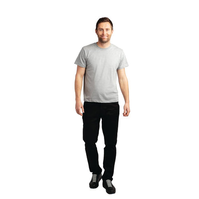 Black Classic T Shirt Heather Grey